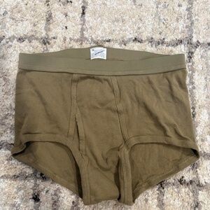 CAC Military Green Briefs Size 38"